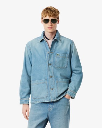 Overshirt in denim di cotone pesante