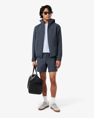 T-shirt in piqu&eacute; con marchio jacquard Commuter