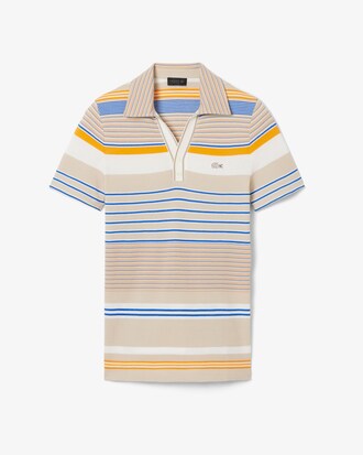 Polo in piqu&eacute; a righe slim fit Runway