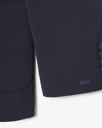 Blazer in piqu&eacute; fluido