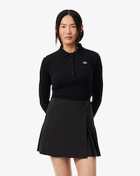Polo a coste in cotone slim fit L.12.D