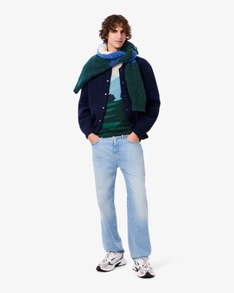 T-shirt in jersey stampata