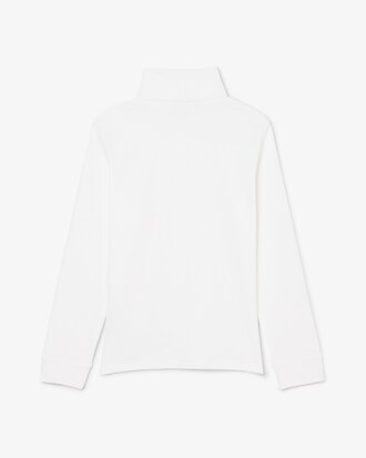 T-shirt a collo alto in cotone