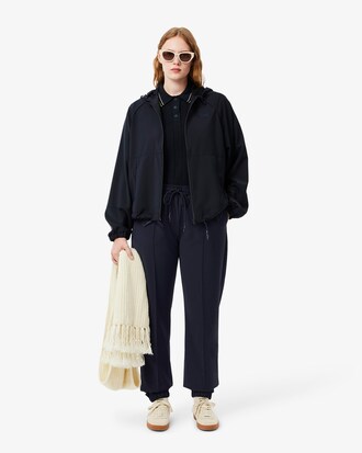 Pantaloni sportivi oversize in misto lana