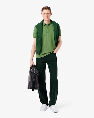 Polo regular fit in piqu&eacute; elasticizzato Paris