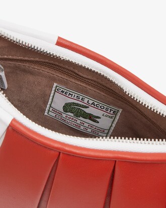 Borsa in pelle piccola Lenglen bicolore Runway