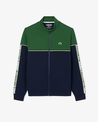 Felpa da tennis con zip color block