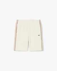 Shorts in tessuto felpato regular fit color block
