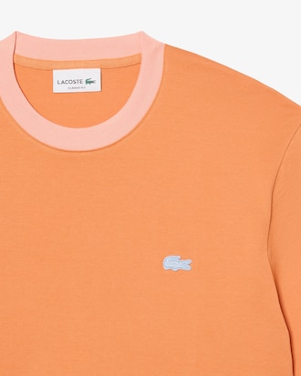 T-shirt in cotone color block classic fit