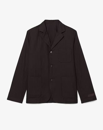 Blazer in cotone jacquard