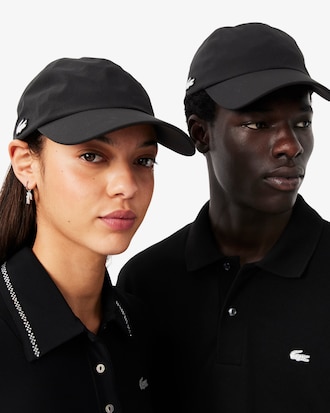 Cappellino con coccodrillo diamantato impermeabile