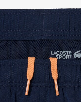 Shorts in taffetà a rombi