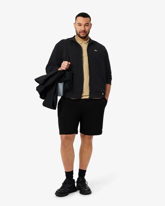 Felpa in pile a collo alto con zip