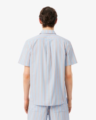 Camicia regular fit in popeline a righe