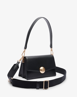 Borsa in pelle con patta Tennis Bliss