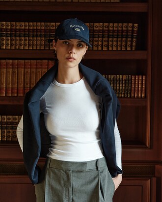 Cappellino Lacoste x Lamarel in twill di cotone
