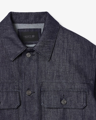 Giacca in denim indaco Runway