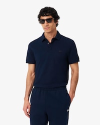 Polo regular fit in piqu&eacute; elasticizzato Paris