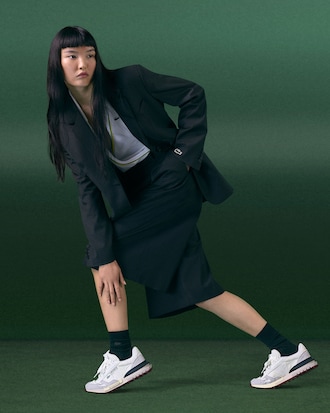 Sneakers da donna in pelle Elite Active