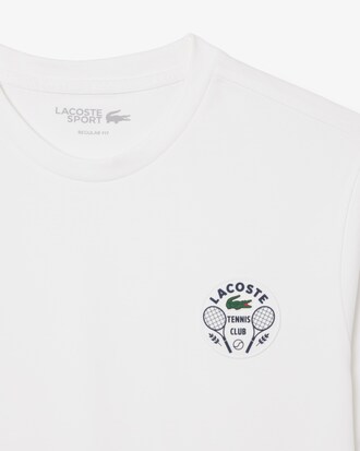 T-shirt da tennis Ultra-Dry con marchio Heritage