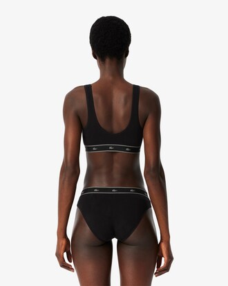 Bralette a triangolo in cotone stretch