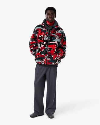 Giacca in sherpa jacquard Runway