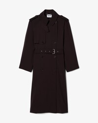 Trench oversize in misto lana