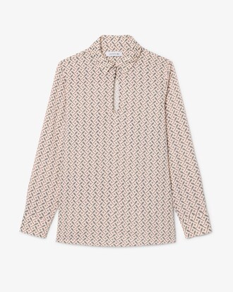 Camicia pullover regular fit stampata