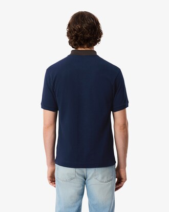 Polo L.12.12 classic fit con collo a contrasto