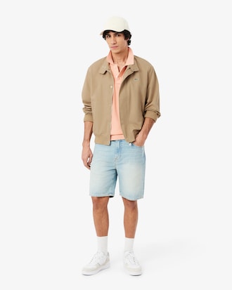 Giacca Harrington in twill impermeabile