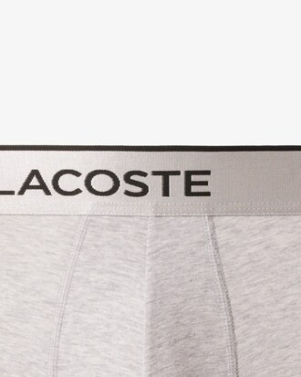 Confezione di 3 boxer corti con fascia in vita argentata