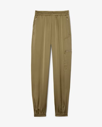 Joggers oversize in raso