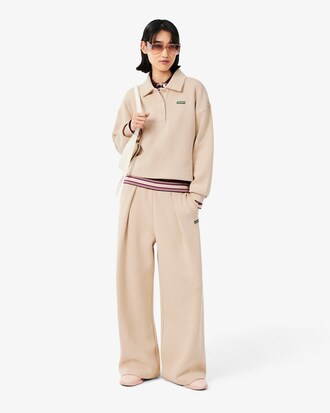 Pantaloni della tuta flare fit a coste