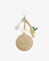Portachiavi con charm, L, specchio e racchetta da tennis