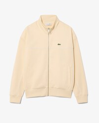 Felpa con zip e bordo