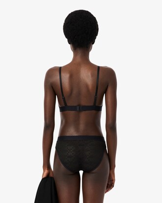 Slip in mesh con logo in vita