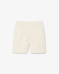 Shorts regular fit in twill di misto lino
