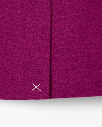 Blazer doppiopetto in twill di lana marmorizzata Runway