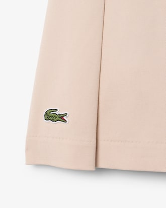 Gonna a pieghe in twill di cotone