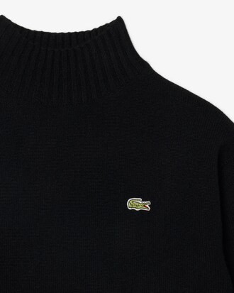Maglione a collo alto in maglia 3D di cashmere
