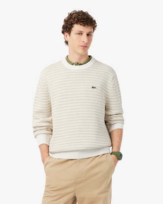 Maglione jacquard in cotone