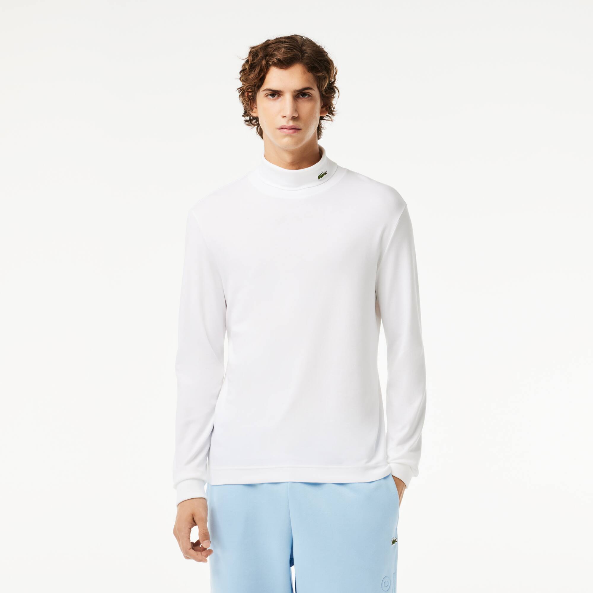 T shirt uomo collo alto hot sale