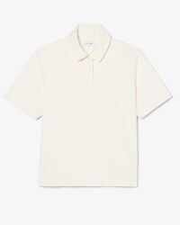 Polo oversize in denim leggero