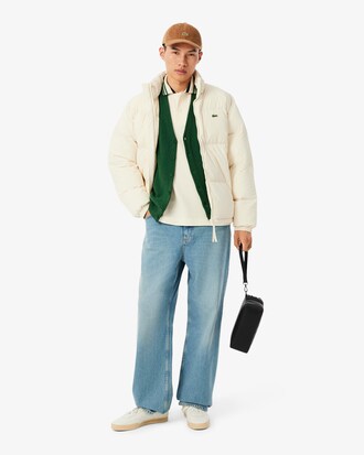Polo con collo a righe Made in France classic fit
