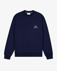 Felpa Lacoste x Lamarel in fleece con girocollo