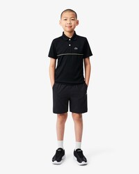 Shorts sportivi in taffet&agrave; a rombi color block