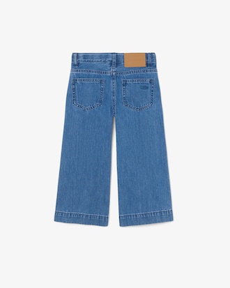 Jeans svasati in denim elasticizzato