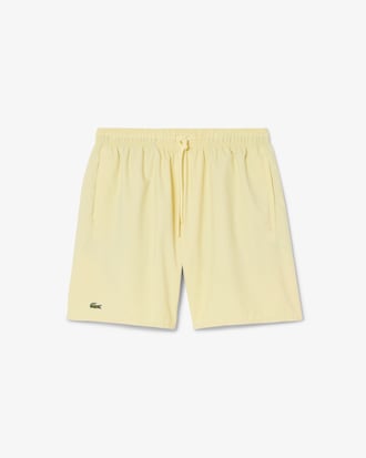 Pantaloncini da bagno monocromatici di lunghezza media