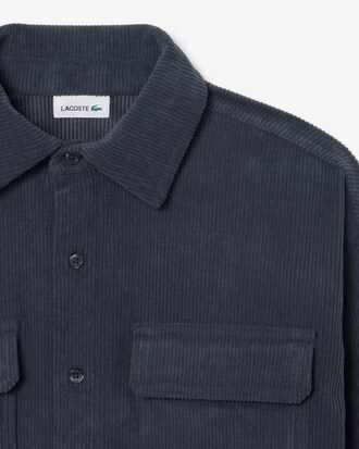 Overshirt in velluto a coste