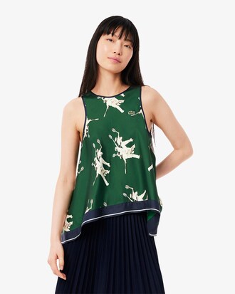 Top regular fit in seta fluida leggera